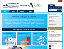 Tablet Screenshot of amortgage.com.au